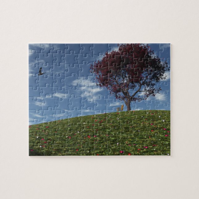Las Nubes Navegan Por El Puzzle (Horizontal)