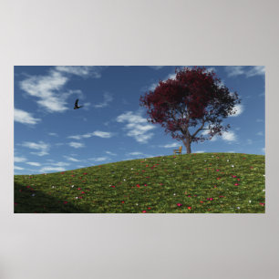 Las Nubes Navegan Por La Impresión