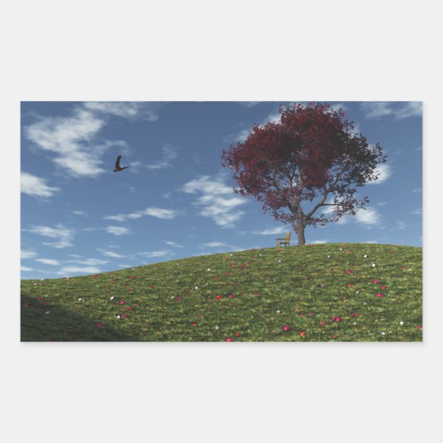 Las Nubes Navegan Por Los Pegatinas (Anverso)