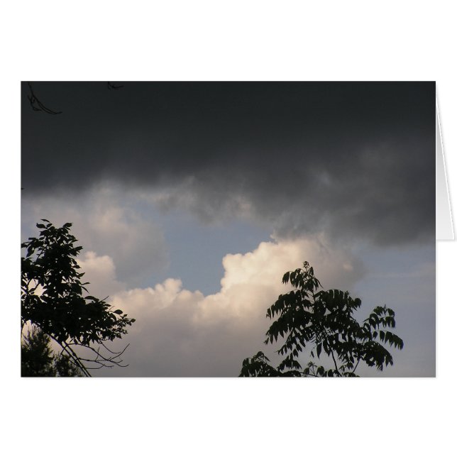 Las nubes oscuras no permanecen de largo (Anverso (Horizontal))