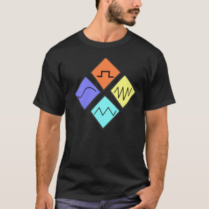 Las "ondas del sonido" son camiseta diseñada edm