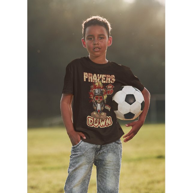 Las oraciones aumentan camiseta de fe cristiana (Subido por el creador)