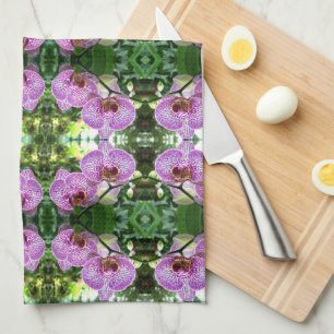 Las orquídeas pecícolas de toalla de cocina