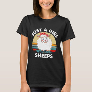 Las ovejas adoran la camiseta sólo un Chica que am
