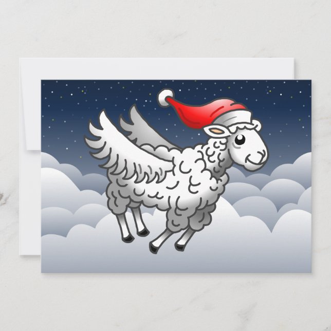 Las ovejas de Navidad de Santa (Anverso)