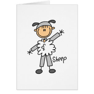 Las ovejas visten para arriba las camisetas y los