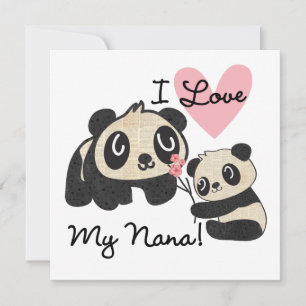 Las pandas I aman a mi Nana