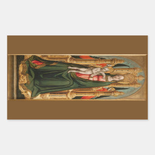 Las pegatinas de la Virgen y el Niño