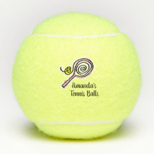 Las pelotas de tenis conocidas de encargo con la