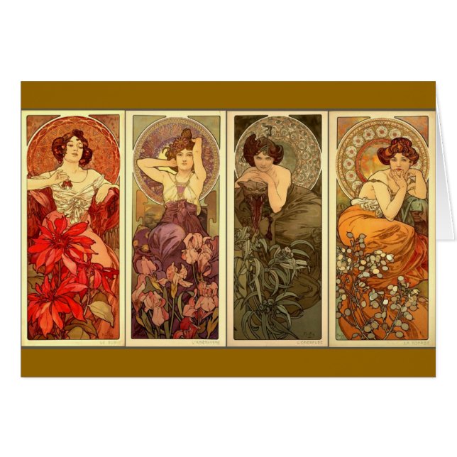 Las piedras preciosas Alfons Mucha (Anverso (Horizontal))