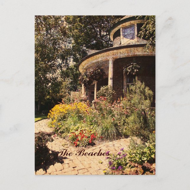 Las playas, la casa del jardinero, la postal de Ke (Anverso)