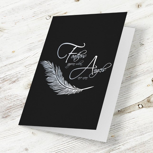 Las plumas aparecen cuando los ángeles están cerca (Subido por el creador)