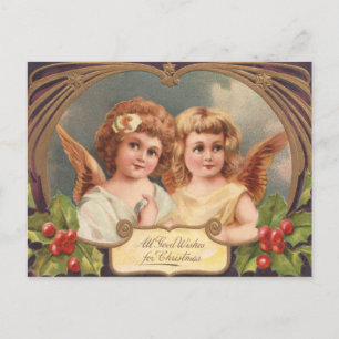 Las postales Angel de los Navidades de Victoria