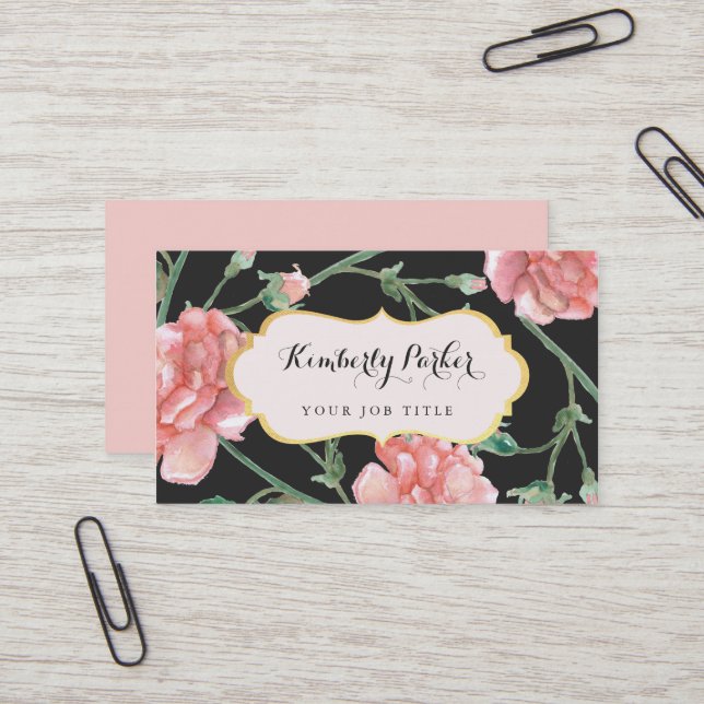Las preciadas tarjetas de negocios de Florals (Anverso/Reverso In Situ)