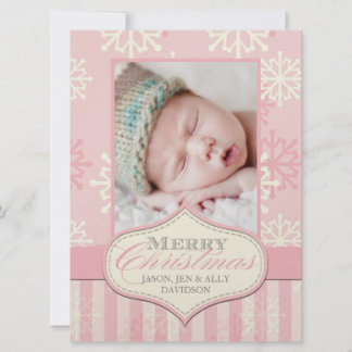Las primeras tarjetas de fotos navideñas del bebé