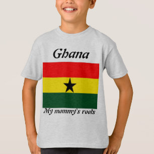 Las raíces de mi mamá son camisetas ghana para niñ