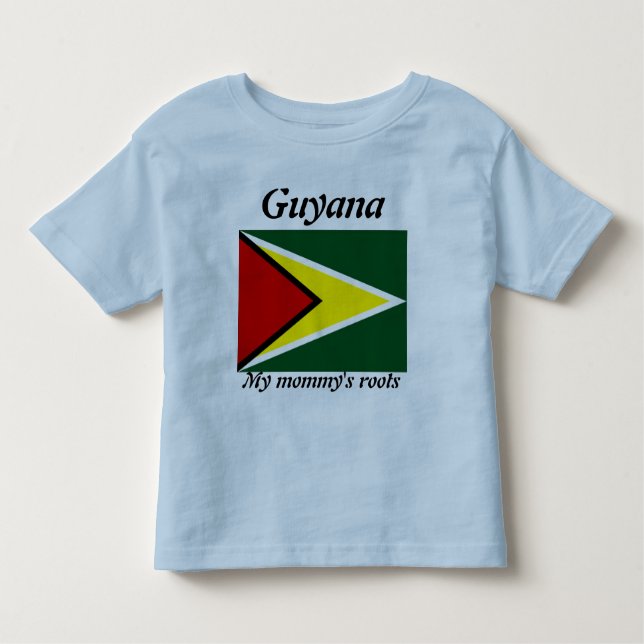 Las raíces de mi mamá son camisetas guyana para ni (Anverso)