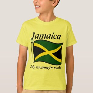 Las raíces de mi mamá son camisetas jamaicas par