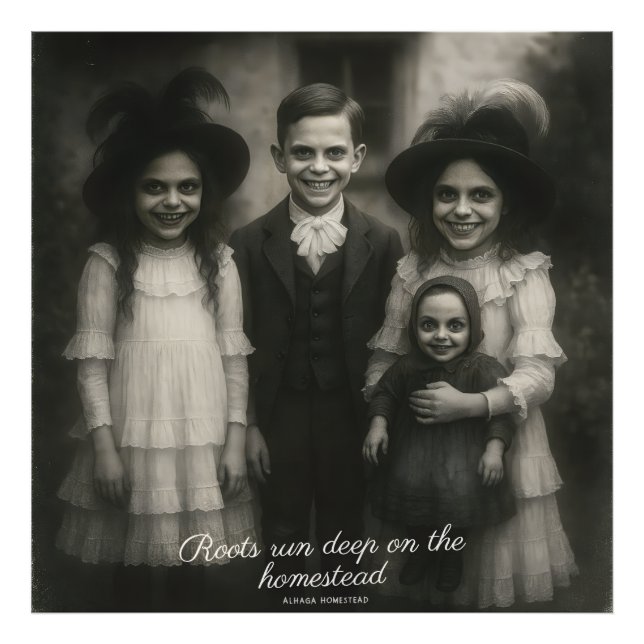 Las raíces se imprimen con fotografías profundas (Frente)