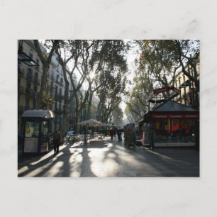 Las Ramblas, Barcelona, postal
