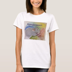 Las ratas son camiseta elegante