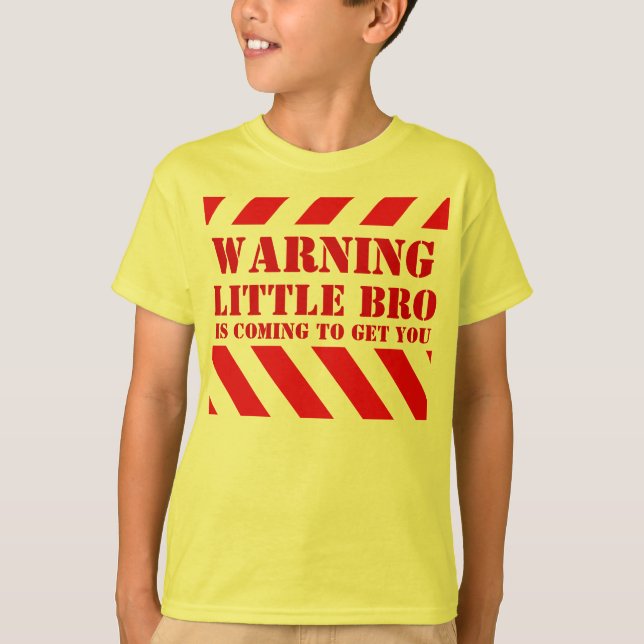 Las rayas de cuidado de los niños poca camiseta (Anverso)
