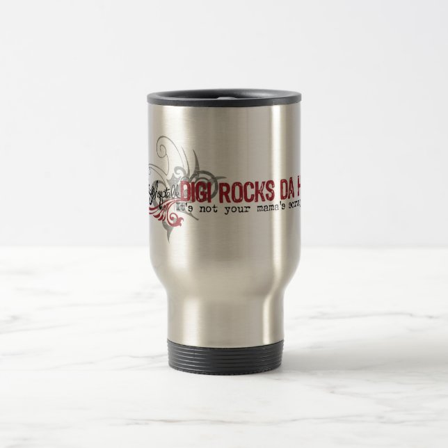 Las rocas DA de DigiShopTalk contienen la taza del (Centro)
