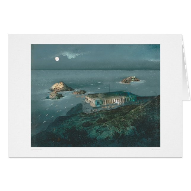 Las rocas de la casa y del sello del acantilado (Anverso (Horizontal))