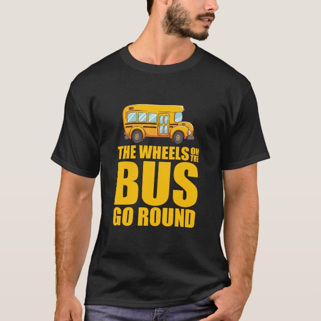 Las Ruedas En El Autobús Rodean La Camisa (Anverso)