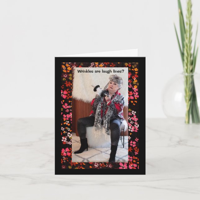 ¿Las ruinas son Laugh Lines? Sin tarjeta de saludo (Anverso)