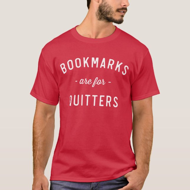 Las señales están para la camiseta de los Quitters (Anverso)