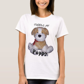 Las señoras abrazan mis tops del perrito