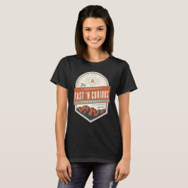 Las señoras ayunan camiseta básica curiosa del n