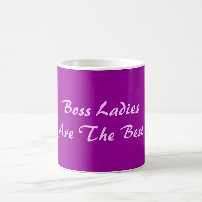 Las señoras de Boss son la mejor taza (Centro)