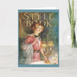 Las señoras del vintage se dirigen la tarjeta de