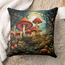 Las setas cortas tiran almohada