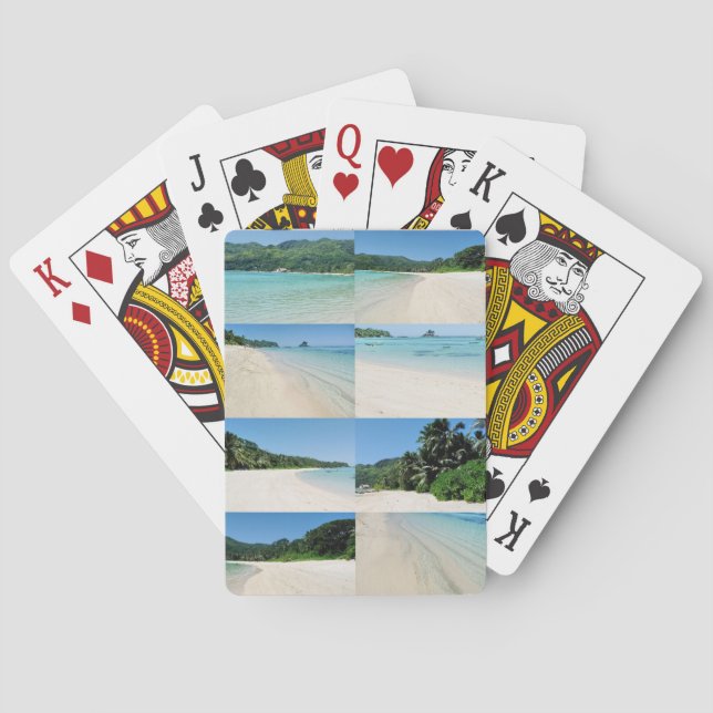 ¡Las Seychelles el verdadero paraíso! Cartas de pó (Reverso)