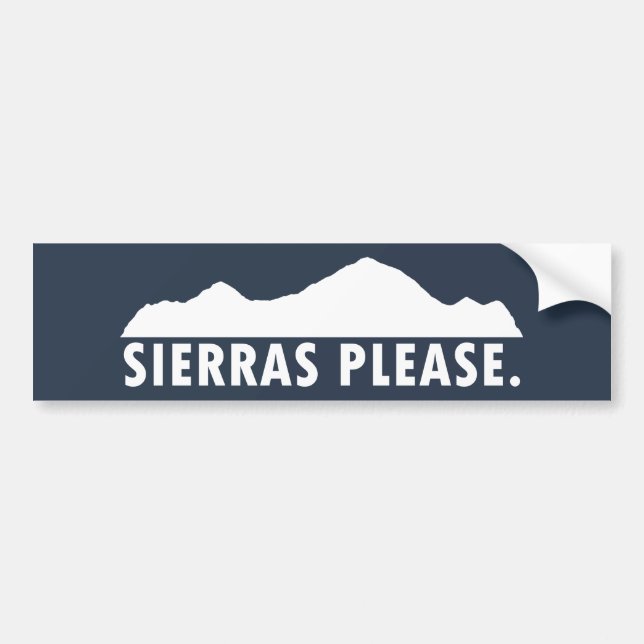 Las sierras satisfacen al pegatina (Frente)