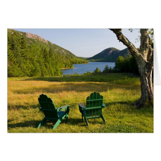 Las sillas Adirondack en el césped del Jordán (Anverso (Horizontal))