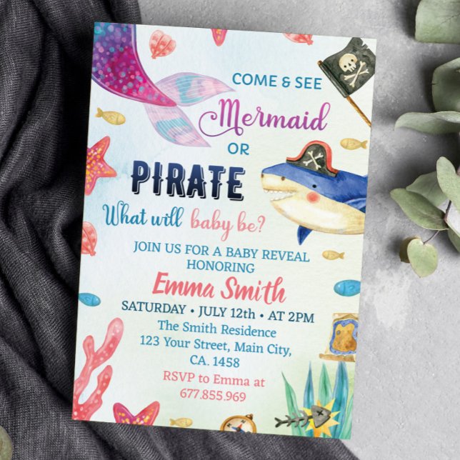 Las Sirenas O Los Piratas Revelan Invitación (Subido por el creador)