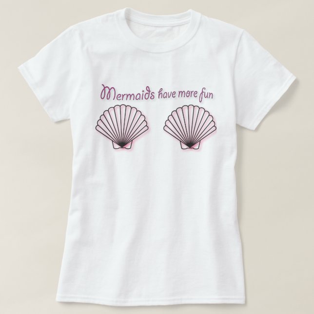Las sirenas tienen más camiseta gráfica de la (Diseño del anverso)