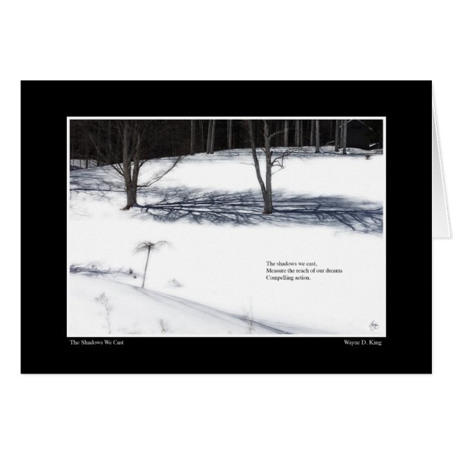 Las sombras que cubrimos Haiku (Anverso (Horizontal))