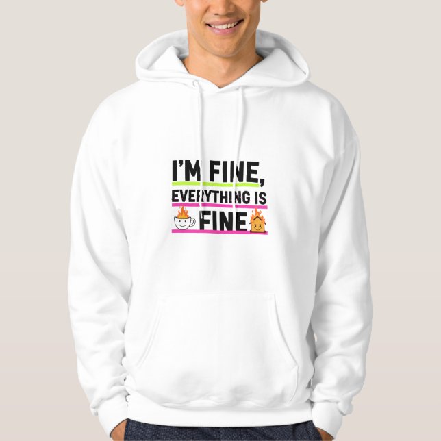 Las sudaderas para hombres 'Estoy Bien' definitiva (Anverso)