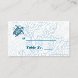 Las tarjetas Aqua Turtle Love Boda Place