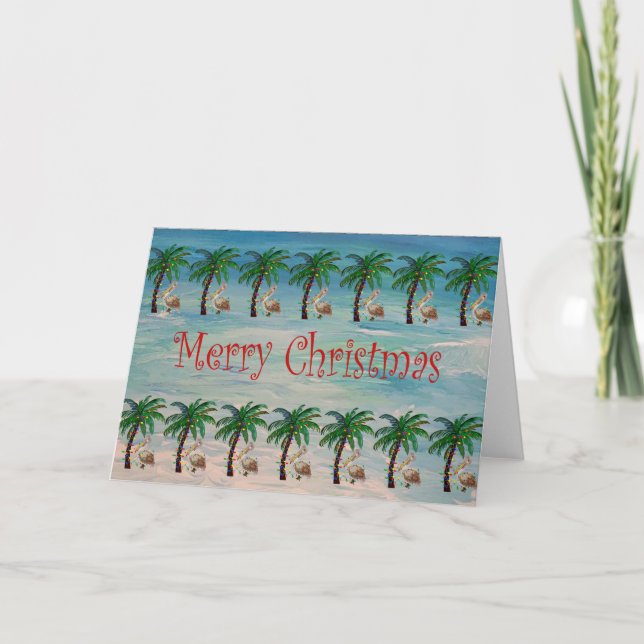 Las tarjetas costeras de los Navidades Santa. (Anverso)