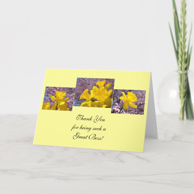 ¡Las tarjetas de Boss le agradecen por ser gran (Anverso)