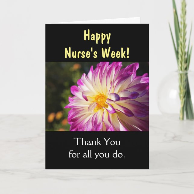 Las tarjetas de felicitación de la semana de la (Anverso)