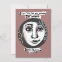 Las tarjetas de felicitación del observador