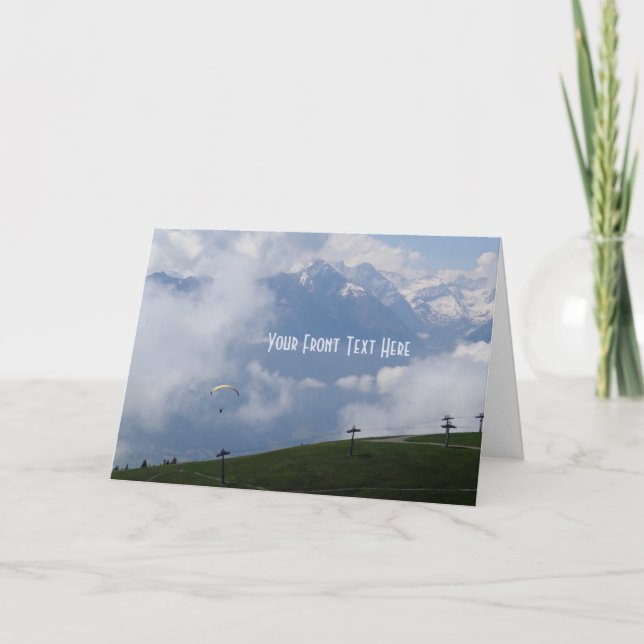 Las tarjetas de felicitación del personalizado de  (Anverso)