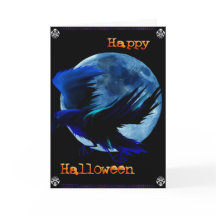 Las tarjetas de halloween de Raven